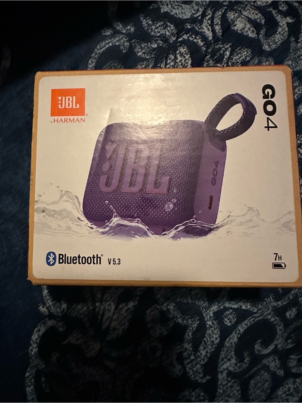 JBL GO 4 Portable Bluetooth Speaker - Purple